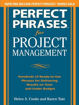 cover image of Perfect Phrases for Project Management